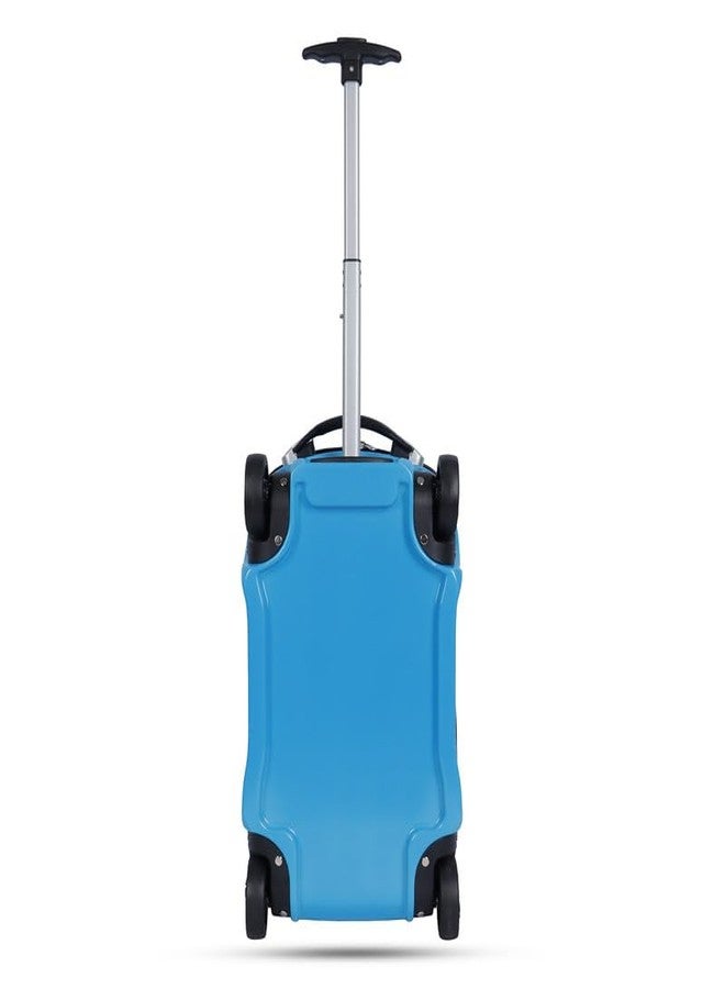 Polo Class Ride On Trolley Bags for Kids,Hardside Trolley Bags for Kids, Ride On Trolley Bag for Kids (Blue) - Image 3