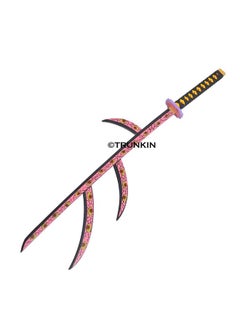 Trunkin Trunkin 12 Years & More Katana For Cosplay Life Size Replica Wooden Toy Anime Accessory Toy Collectible | Wooden Sword (Kokushibo Nichirin)  - Image 4