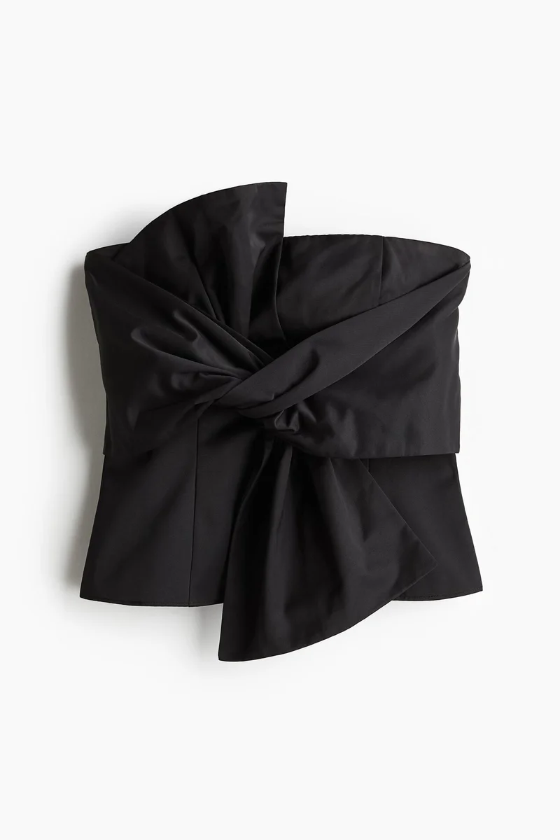 H&M Bow-front bandeau top