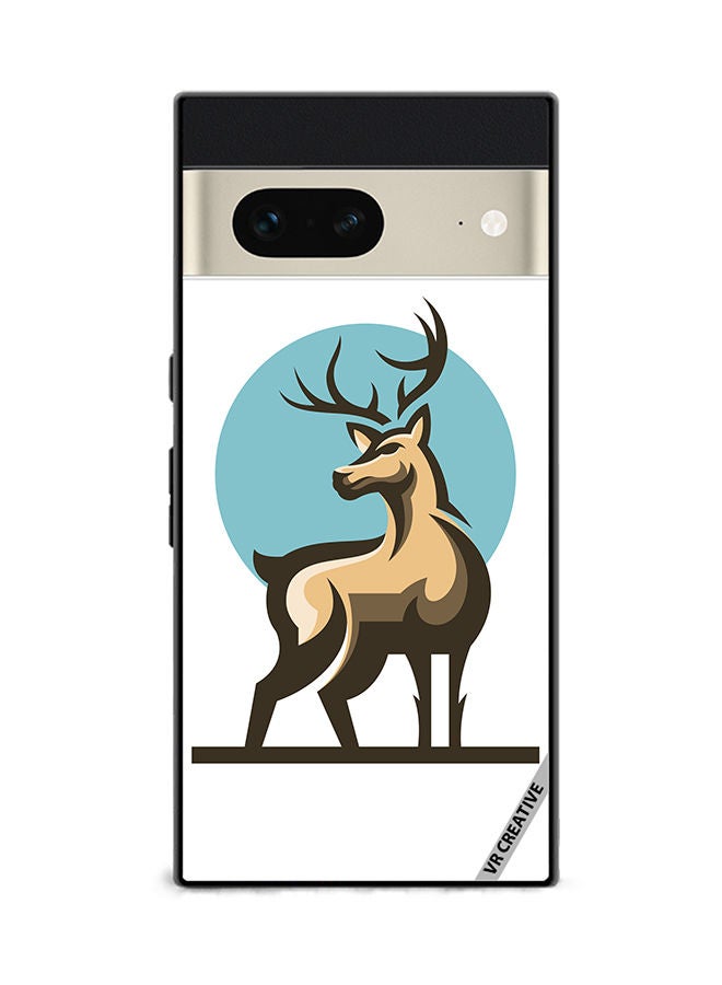 VR CREATIVE Protective Case Cover For Google Pixel 7 Deer Design Multicolour - Image 1