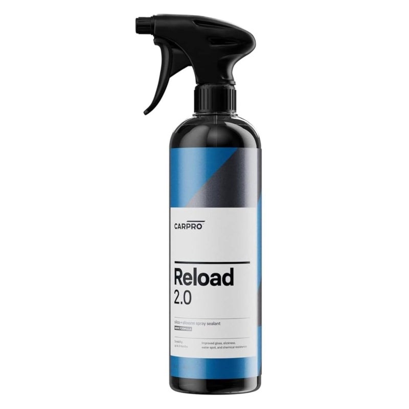 CARPRO Reload 2.0 Spray Sealant, Silica + Siloxane Ceramic Spray for Ceramic Coating, Super Hydrophobic, Self-Cleaning: Improved Gloss, Slickness, Water Spot & Chemical Resistance - 500mL (17oz) - Image 1