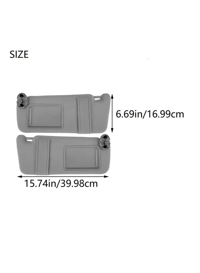 For Toyota Camry Sun Visor Replacement 2007 2008 2009 2010 2011 Without Light Driver And Passenger Side 1 Pair Precision Design Durable Sun Shield High Quality Plastic - Image 5