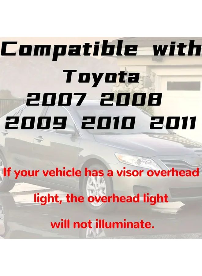 For Toyota Camry Sun Visor Replacement 2007 2008 2009 2010 2011 Without Light Driver And Passenger Side 1 Pair Precision Design Durable Sun Shield High Quality Plastic - Image 4