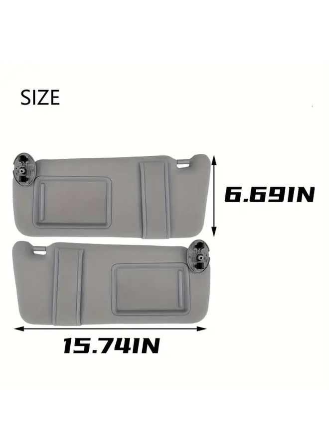 For Toyota Camry Sun Visor Replacement 2007 2008 2009 2010 2011 Without Light Driver And Passenger Side 1 Pair Precision Design Durable Sun Shield High Quality Plastic - Image 3