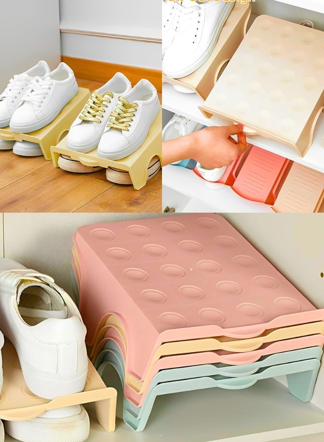 Chase Up Multi Layer Shoe Storage Organizer, Narrow Shoe Rack for 14 Pairs,Vertical Shoe Cabinet for Entryway Living Room Bedroom (Brown 48x24x112cm) - Image 2