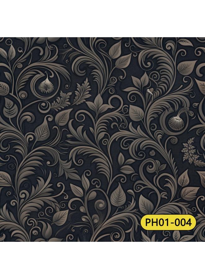 Bluejw Wallpaper Wall Stickers Plant Flower TV Background Wall Decoration High Sense Wallpaper Self-adhesive Flower Wallpaper - Image 1