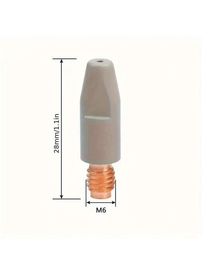 16pcs 24KD MB24 Welding Nozzle Set With 2 Gas Nozzles 2 Diffusers 10 Contact Tips - Image 5