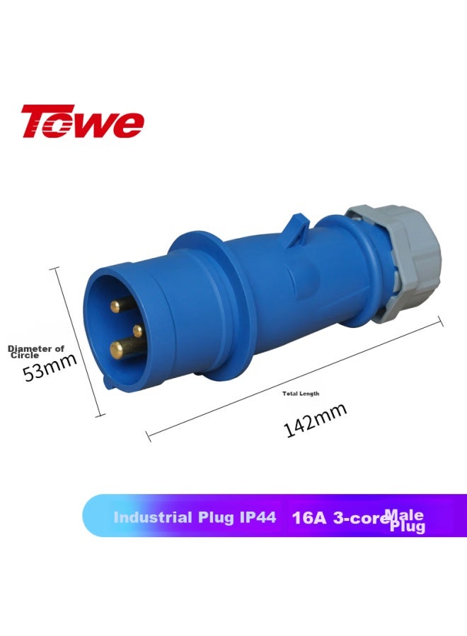 Towe 16a Industrial Connector, Industrial Plug And Socket, Server Room Pdu, Aviation Plug And Socket Coupler - Image 1