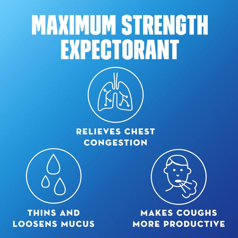 Mucinex 12 Hour Maximum Strength 1200 mg Guaifenesin Extended-Release Tablets for Excess Mucus Relief, Expectorant Aids Excess Mucus Removal, Chest Congestion Relief, 42 Tablets - Image 3