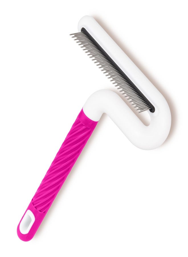 TailGurus Pet Flea Comb for Dogs & Cats - Grooming Tool with Long & Short Steel Teeth, Safely Removes Tangles and Knots, Gentle Detangling Brush for Pet Hair (TG2044) - Image 1