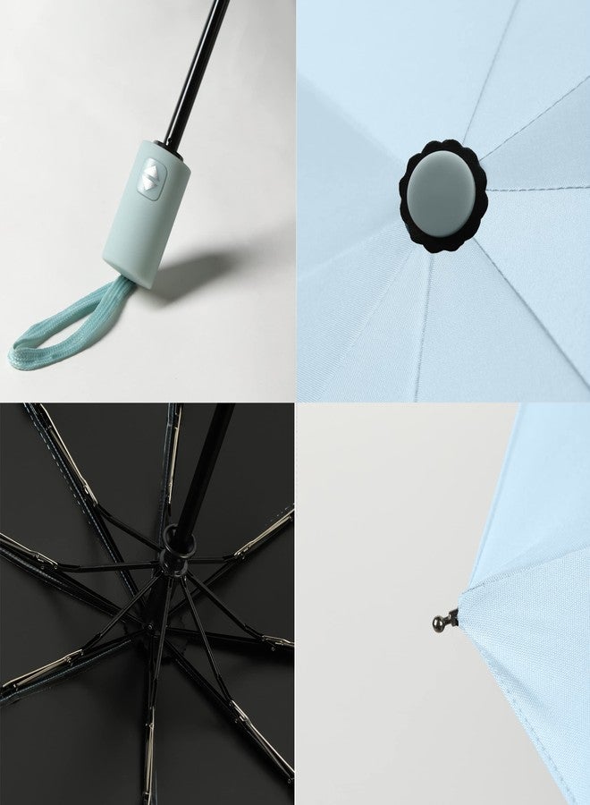 BAODINI Small Travel Umbrella for Rain Protection Sun-Folding UV Umbrella Windproof Compact - Image 4