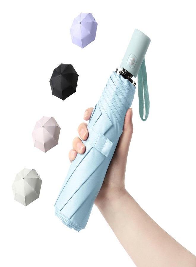 BAODINI Small Travel Umbrella for Rain Protection Sun-Folding UV Umbrella Windproof Compact - Image 1
