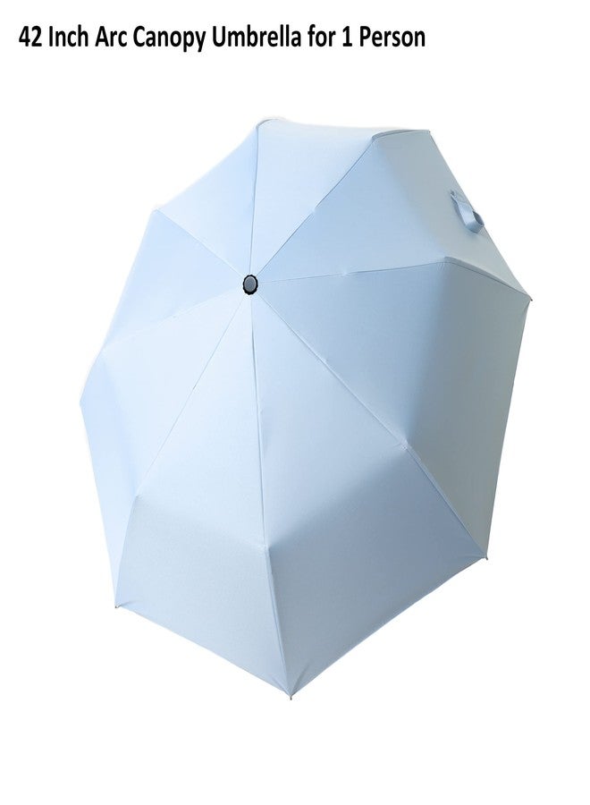 BAODINI Small Travel Umbrella for Rain Protection Sun-Folding UV Umbrella Windproof Compact - Image 5