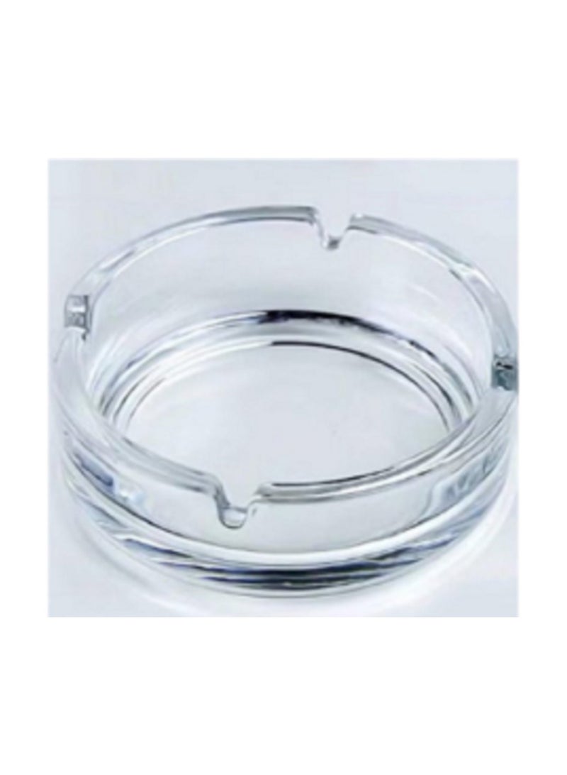 منفضة سجائر شفافة دائرية - Image 2