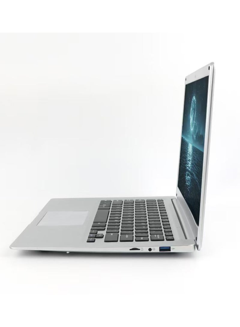 Laptop With 14 Inch Display, Celeron J3355 Processor/6GB RAM/128GB SSD/Intel HD Graphics/Windows 10 English/Arabic Silver-Black - Image 5