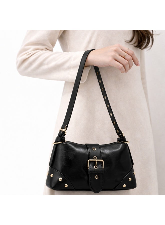 Small black women's shoulder bag - Image 1