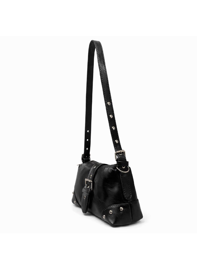 Small black women's shoulder bag - Image 4
