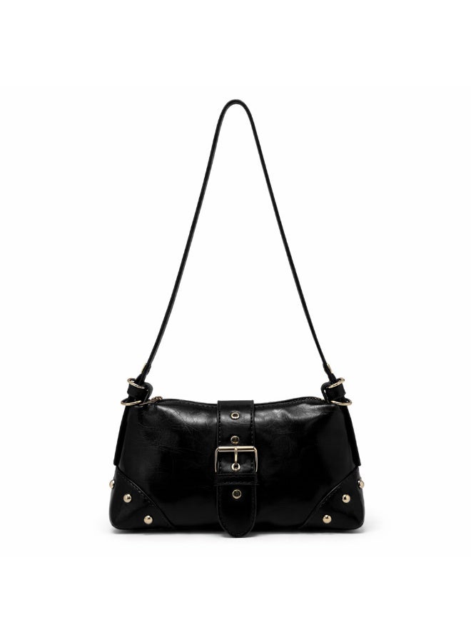 Small black women's shoulder bag - Image 2
