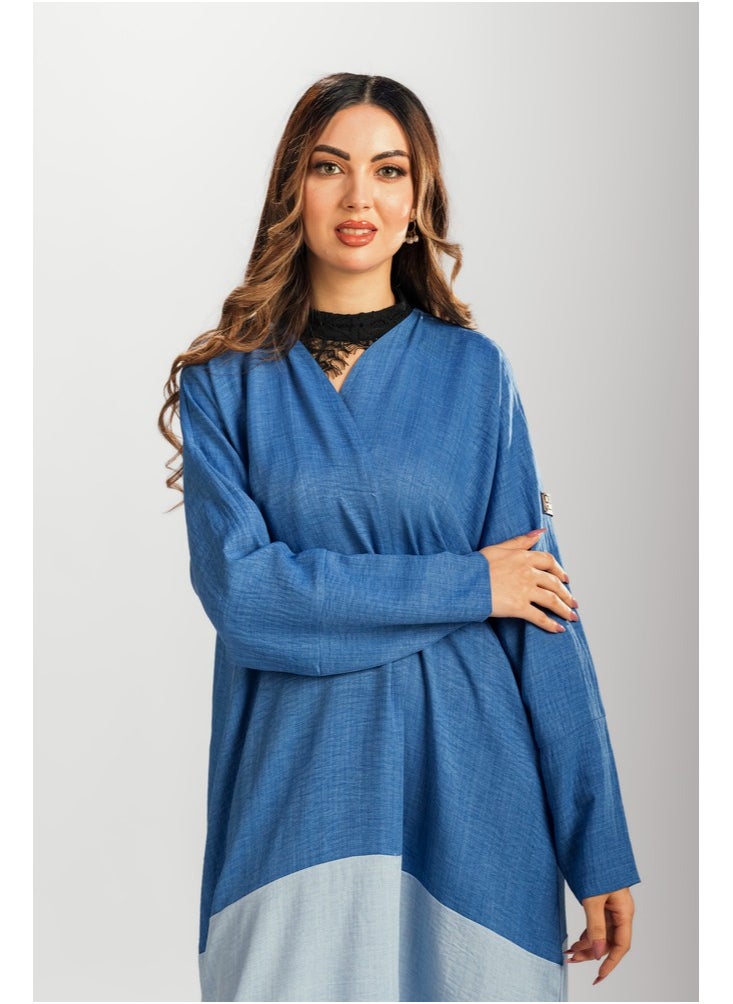 Generic - Elegant linen abaya designed to highlight your distinctive taste - Image 1