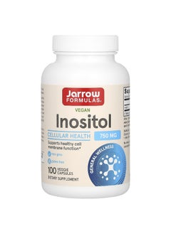 jarrow formulas Jarrow Formulas, Vegan Inositol, 750 mg, 100 Veggie Capsules  - Image 1