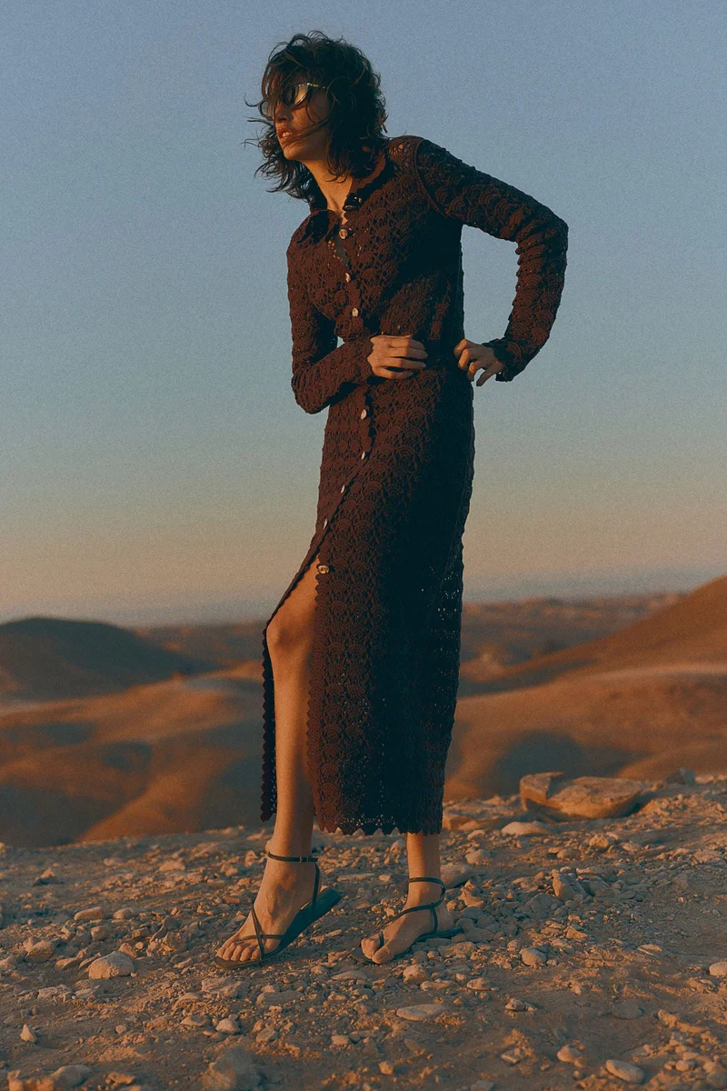 H&M  Crochet-look skirt for Women | Best Price UAE