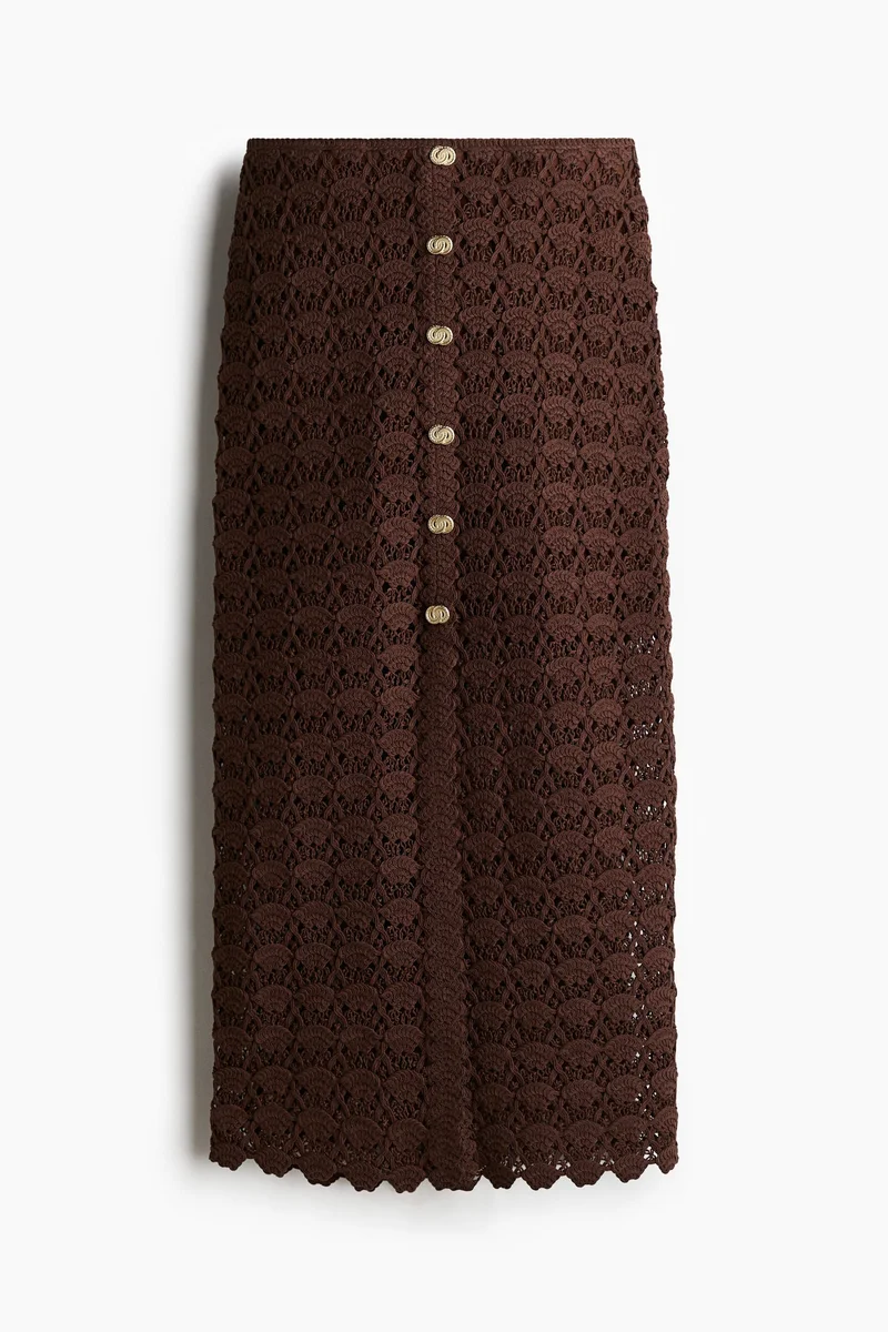 H&M  Crochet-look skirt for Women | Best Price UAE