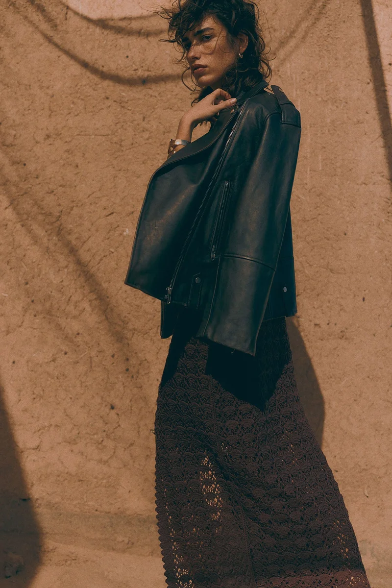 H&M Crochet-look skirt