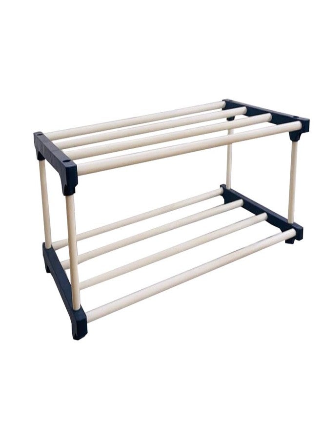 DEMARK QURACK Plastic Book Shelf Tall Narrow Storage Rack for Kids and Adults Modern Bookshelf Unit for Nursery, School, Home, and Office, Floor Mount Open (2 Tier Book Shelf) - Image 4