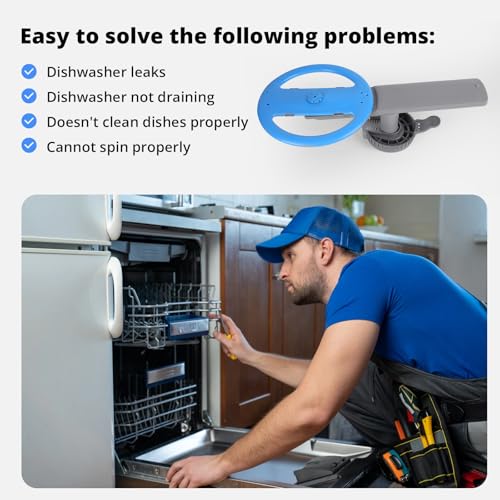 ulapithi 5304507158 Dishwashers Spray Arm Assembly Fit for Frigidaire Dishwashers Lower Wash Arm Assembly with 5304518968 Dishwasher Lower Spray Arm Support and 5304506518 Dishwasher Trap Drain Filter - Image 4
