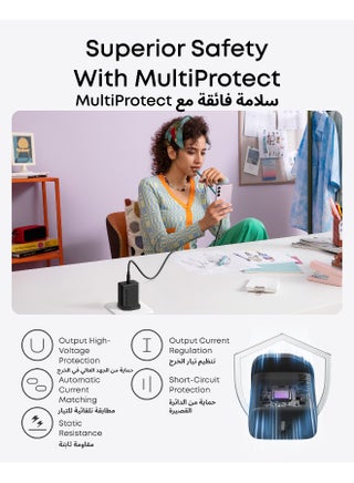USB C Plug, 25W USB C Charger with USB-C Cable, Supports PPS Fast Charging for iPhone 16/16 Pro/16 Pro Max/15, Samsung S25/S24+/S24/S23 Ultra/S23+/S23/S22/S21/S20/Note20(5 ft Cable Included) - view 3