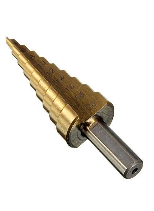 Digital Craft - Digital Craft Shape Metal HSS Step Drill 420mm Titanium Coated Triangle Shank Cutter Tool A Single New - Image 1
