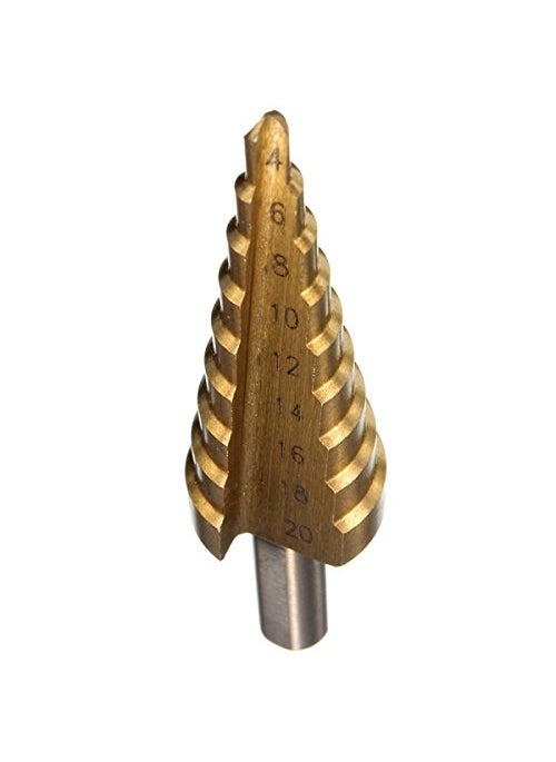 Digital Craft - Digital Craft Shape Metal HSS Step Drill 420mm Titanium Coated Triangle Shank Cutter Tool A Single New - Image 1