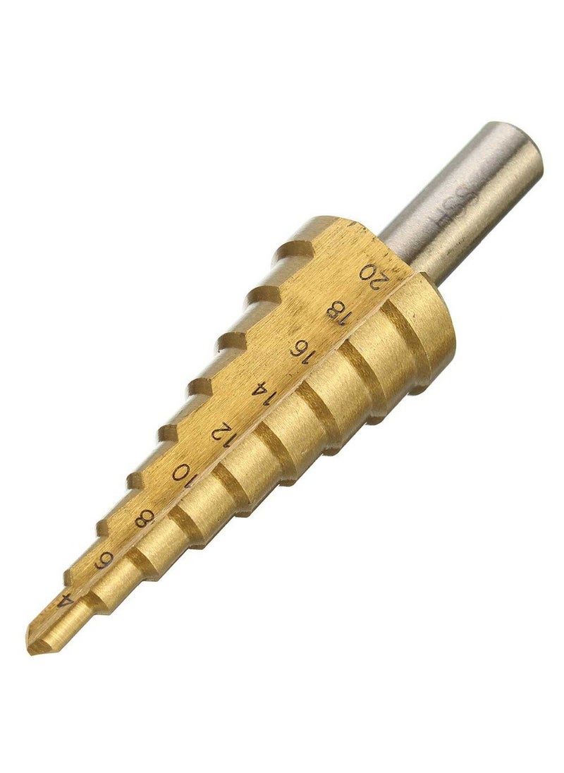Digital Craft - Digital Craft Shape Metal HSS Step Drill 420mm Titanium Coated Triangle Shank Cutter Tool A Single New - Image 1