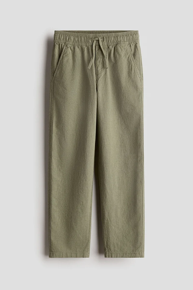 H&M Linen-blend trousers