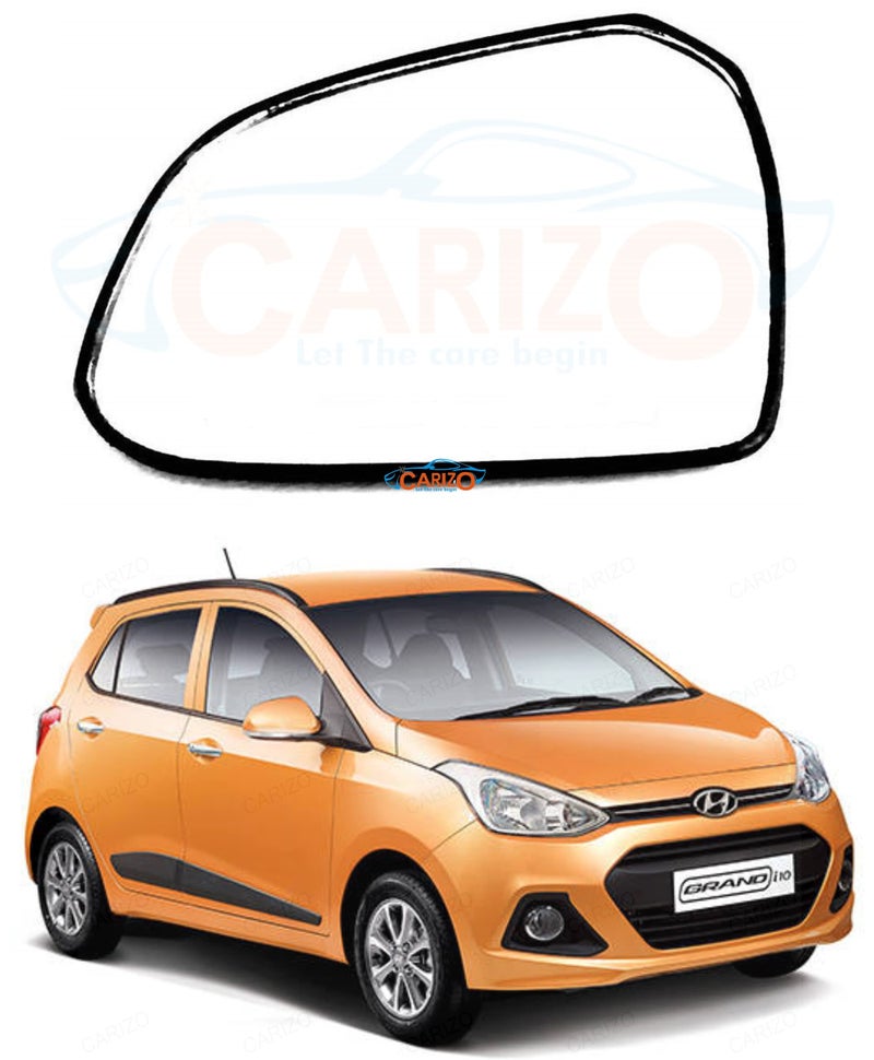 CARIZO® Rear View Mirror Glass (Left/Passenger Side) Compatible with Hyundai Grand i10 - Image 1