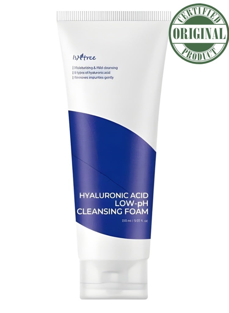 Isntree Hyaluronic Acid Low pH Cleansing Foam for Deep Hydration & Gentle Daily Cleansing - Image 1