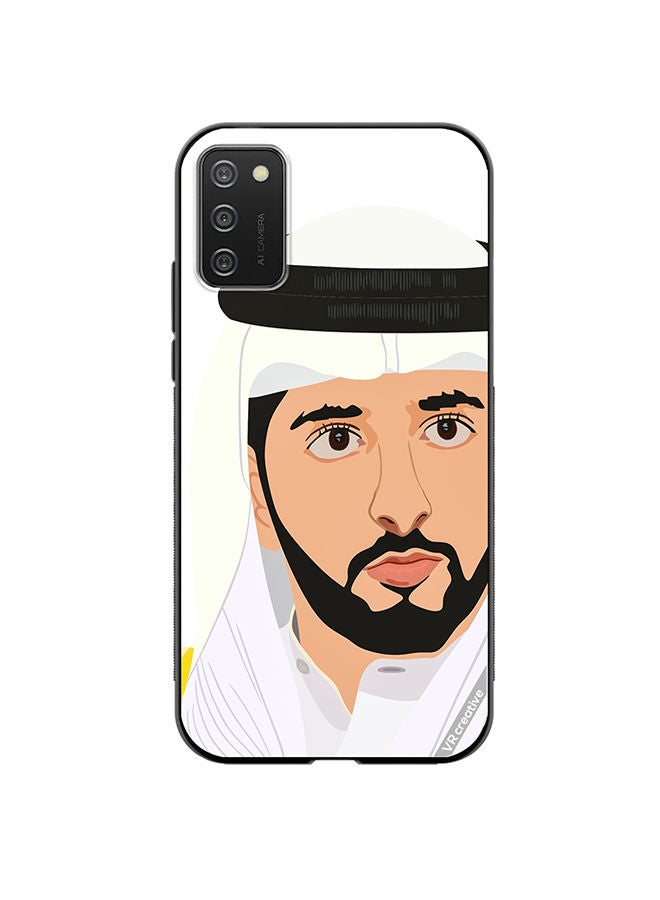 VR CREATIVE Protective Case Cover For Samsung Galaxy A02s Sheikh Hamdan Bin Mohammed Bin Rashid Al Maktoum Design Multicolour - Image 1