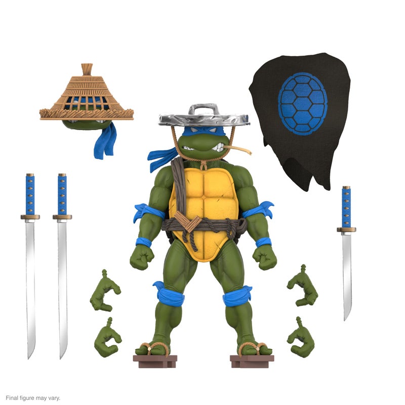 Super7 ULTIMATES! Teenage Mutant Ninja Turtles Ninja Nomad Leonardo - 7" TMNT Action Figure with Accessories Classic Cartoon Collectibles and Retro Toys - Image 1