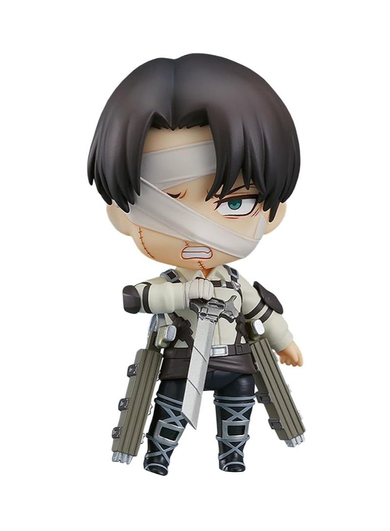 general Anime Levi Figure 10cm War Damaged Edition Anime PVC Home Computer Desk Decoration for Fans - Image 1