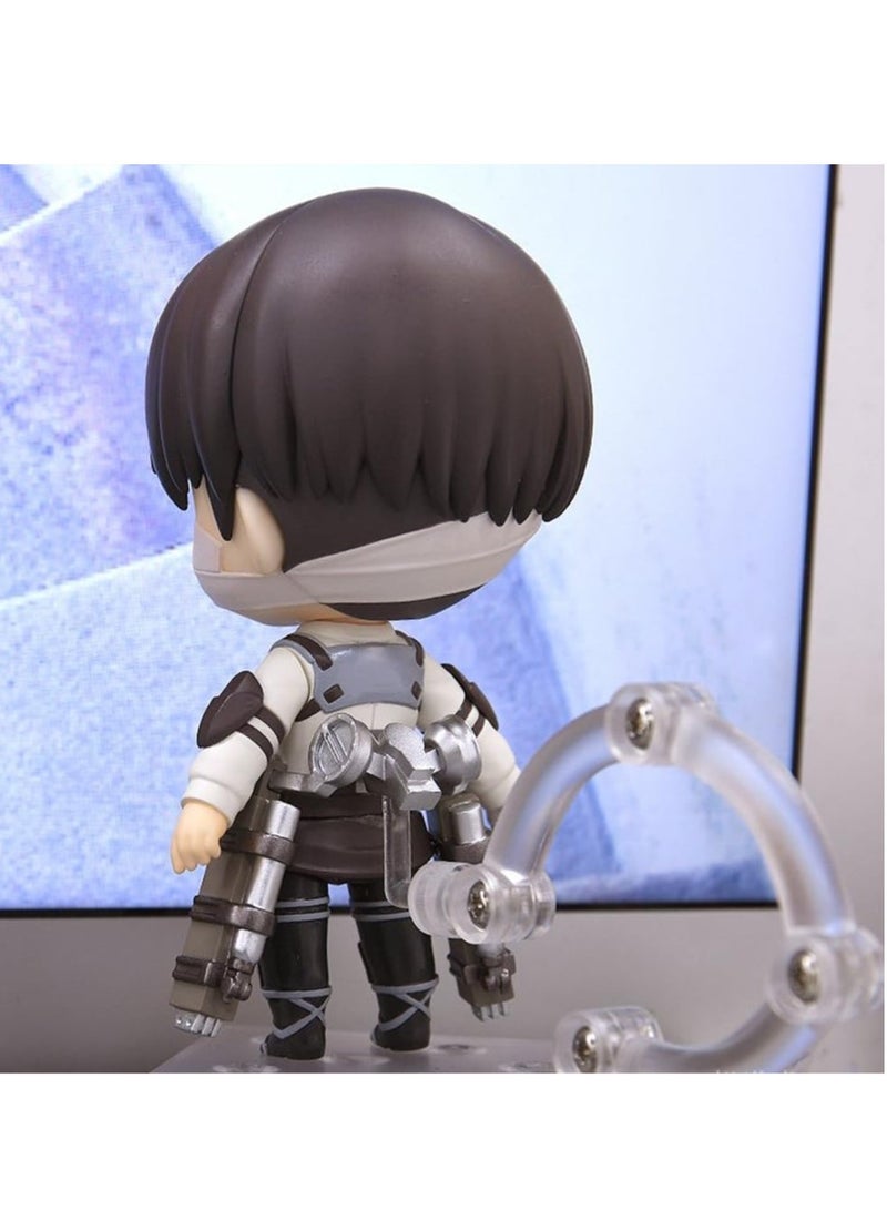 general Anime Levi Figure 10cm War Damaged Edition Anime PVC Home Computer Desk Decoration for Fans - Image 5