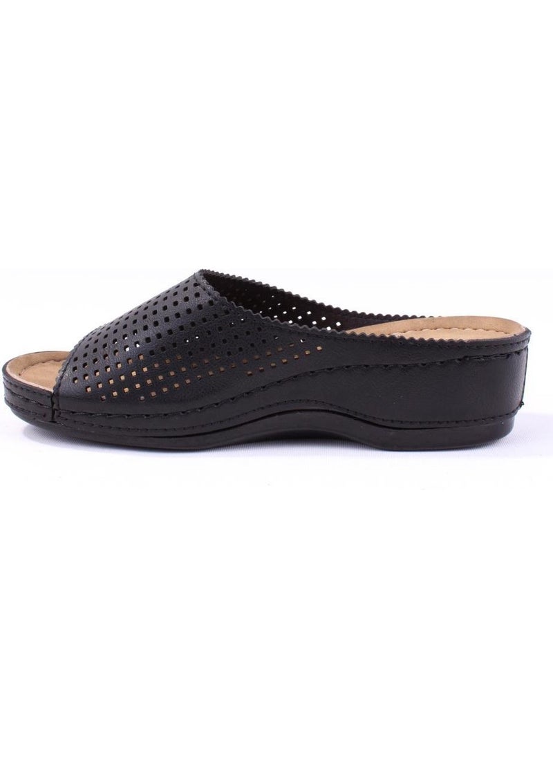 Dagoster DZA37-1825 Black Daily Orthopedic Women's Slippers  - Image 3