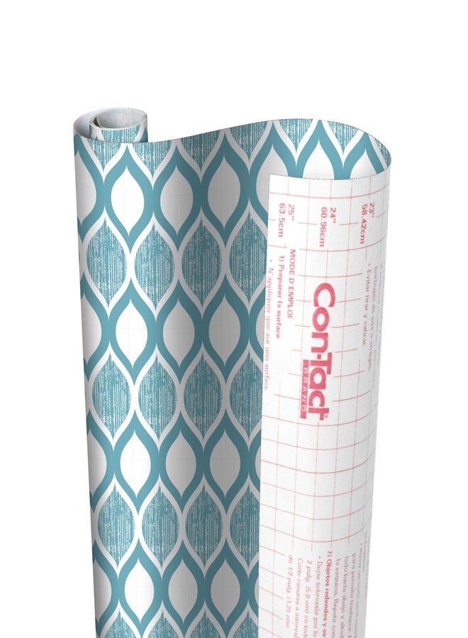 Con-Tact Brand Creative Covering, Self-Adhesive Shelf Liner, Multi-Purpose Vinyl Roll, Easy to Use and Apply, 18'' x 9', Savoy Blue - Image 2