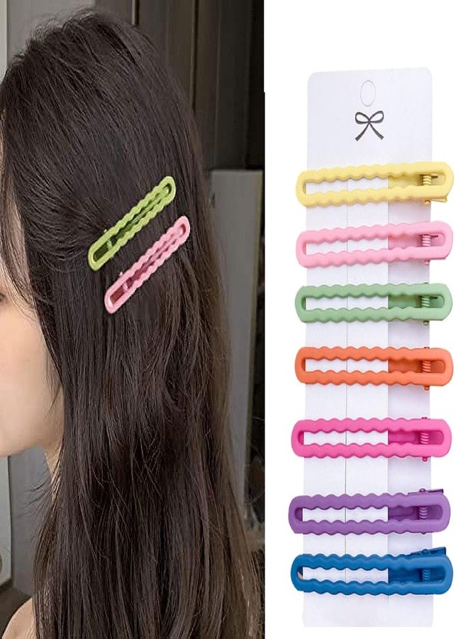 Tintoo 7 Pieces Stylish Trendy No Crease Hair Clips || No Bend Hair Clips, Wrinkle-Free Metal Hair Pins for Girls/Women, Makeup and Hair Styling - Image 1