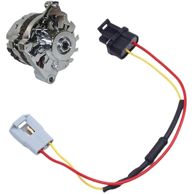 Cryfokt Alternator Conversion Harness, Excellent Conductivity Alternator Conversion Harness Connector Anti Aging for Vehicle Replacement for 10SI 12SI 15SI 17SI 27SI - Image 2