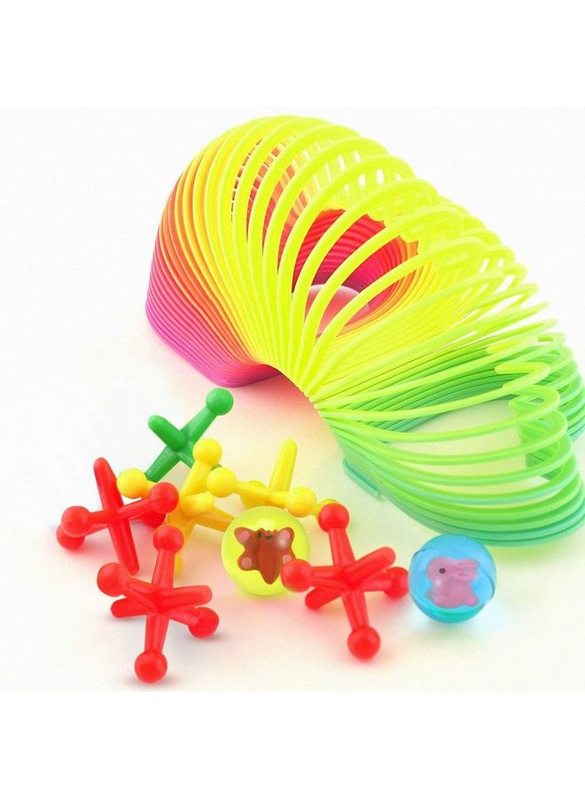 Tatuo 10 Set Plastic Jacks Game Retro Vintage Classic Game Of Jacks Assorted Neon Colors 1 Inch For Fun Party Favors Toy Gifts - Image 4
