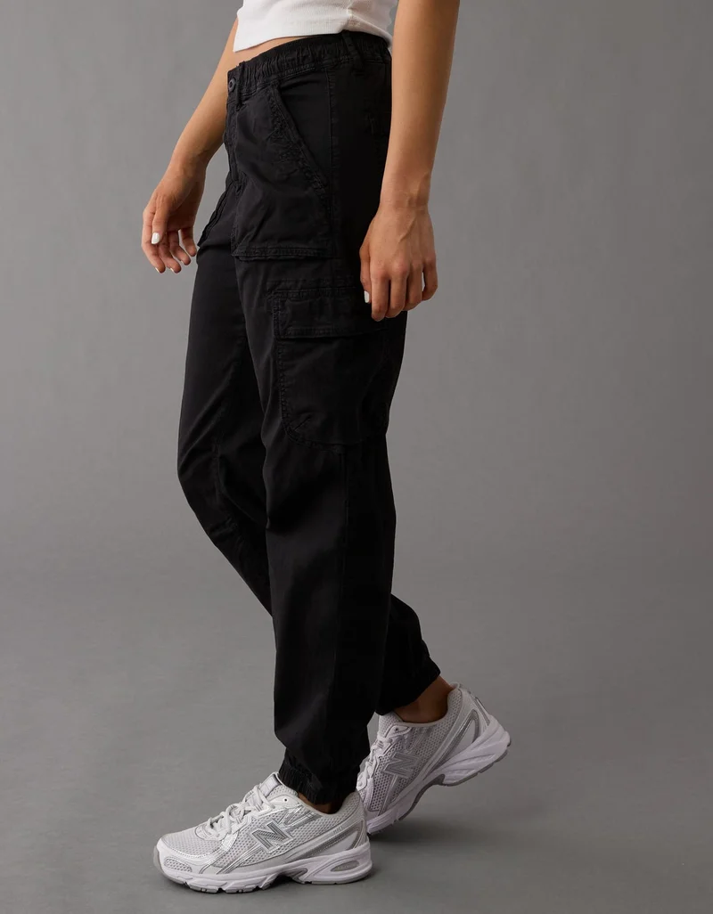 American Eagle  AE Stretch High-Waisted Baggy Cargo Jogger for Women | Best Price UAE