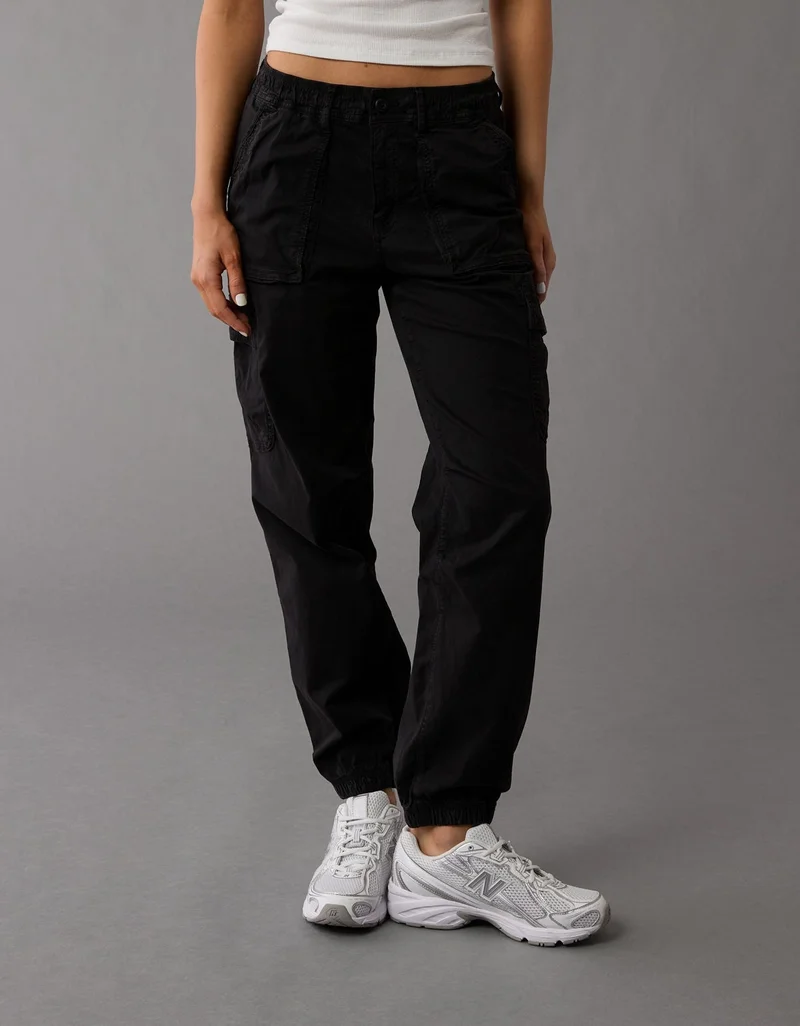 American Eagle AE Stretch High-Waisted Baggy Cargo Jogger