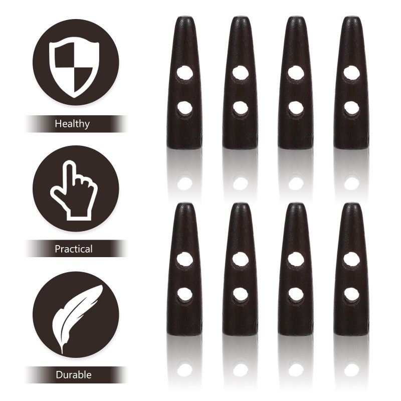 20Pcs Coat Buttons Decorative Sweater Buttons DIY Clothing Horn Buttons - Image 5
