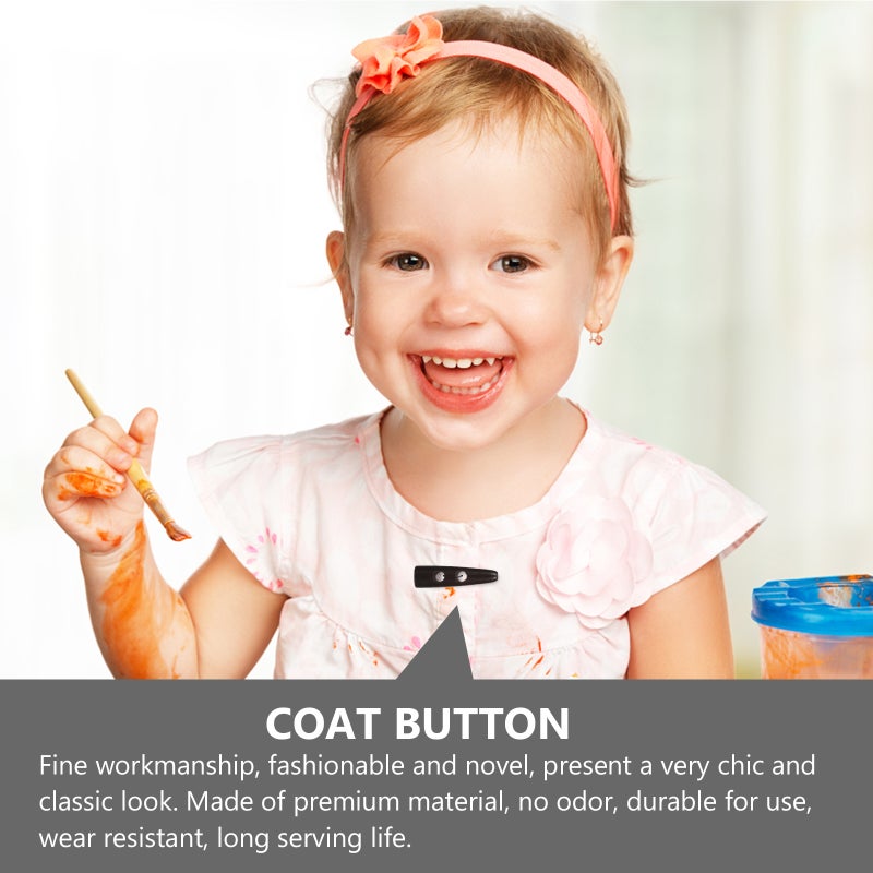 20Pcs Coat Buttons Decorative Sweater Buttons DIY Clothing Horn Buttons - Image 4