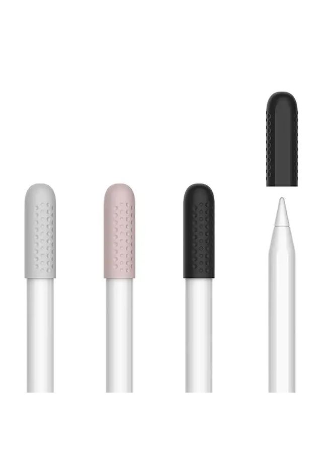 Black Silicone Pen Case Compatible With Apple Pencil Pro Protective Tip Cover - Image 1